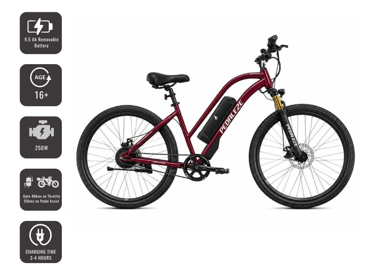 Pedaleze 27.5 Town & Country E-Bicycle