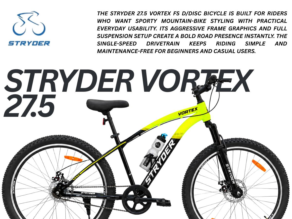 Stryder 27.5 Vortex FS D/Disc Bicycle
