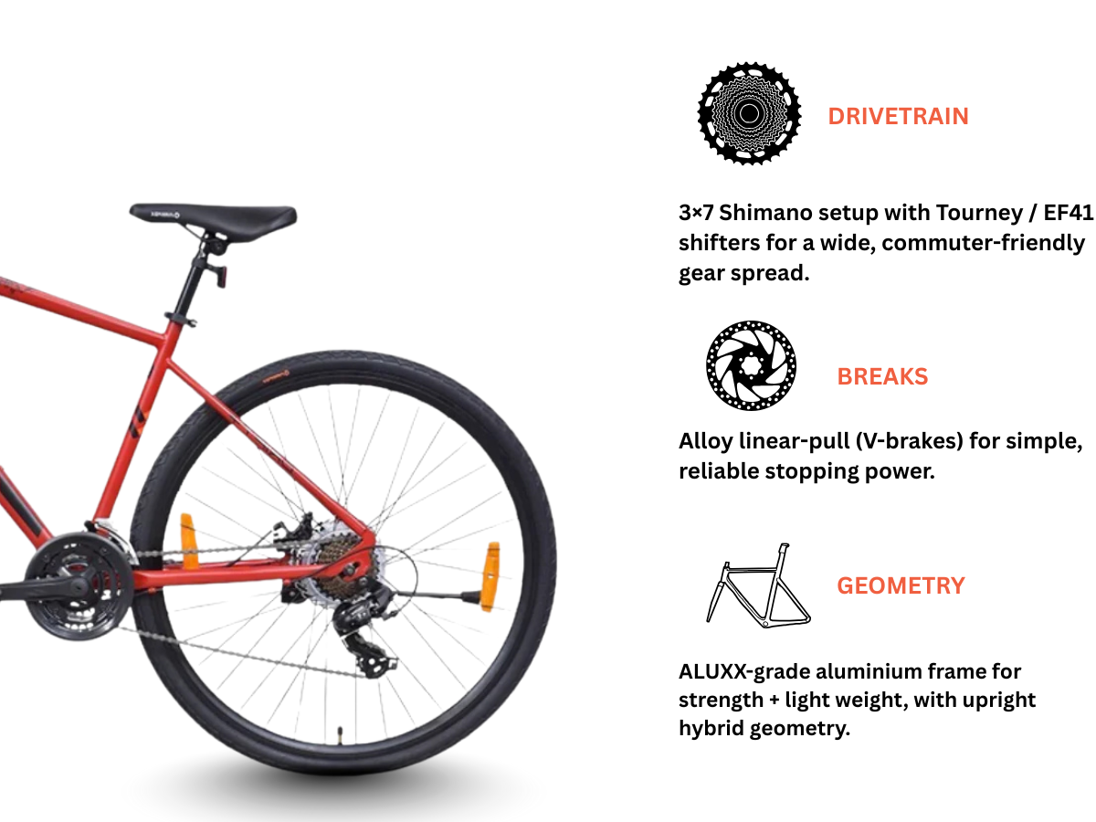 Firefox Drift Plus 21-Speed D/Disc Bicycle