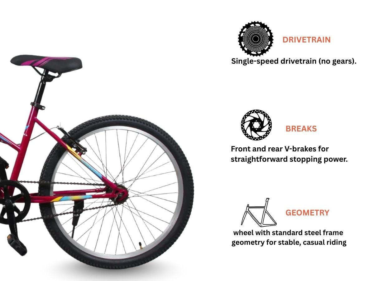 Cosmic 26 Level Clover SS RF Bicycle