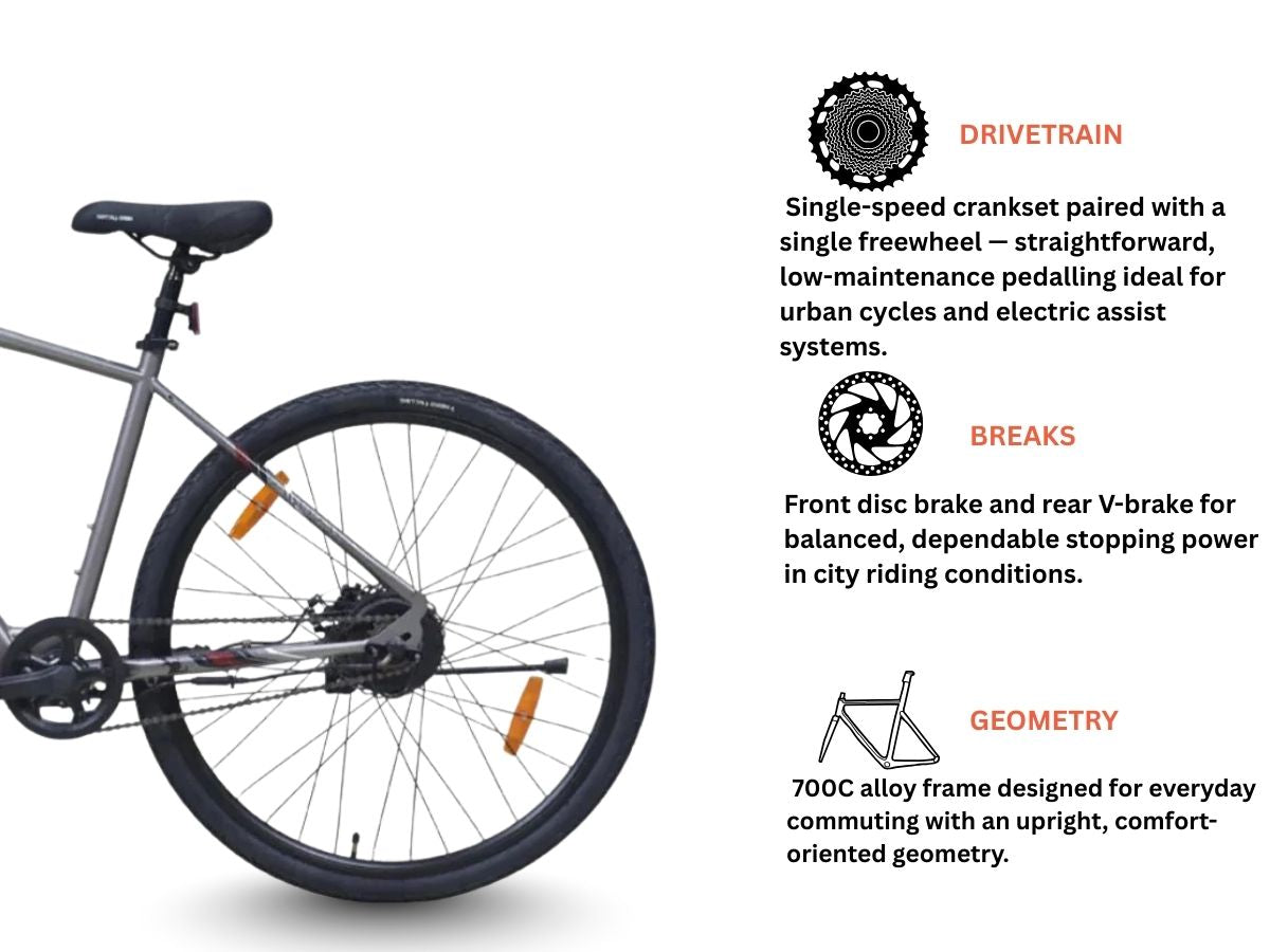 HERO 700C LECTRO H3 SS E - BICYCLE