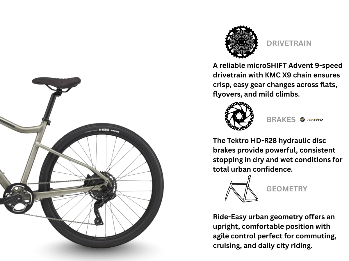 Cannondale – Cannondale 27.5 Treadwell 2 Ltd D 9S (Silver Cannondale – Cannondale 27.5 Treadwell 2 Ltd D 9S (Silver