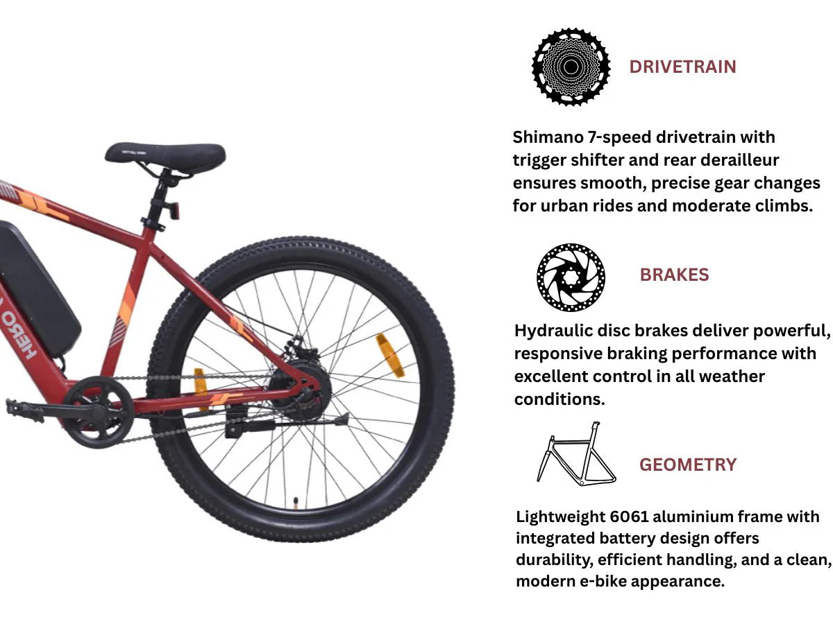 Hero Lectro 27.5 H7 Sigma E-Bicycle