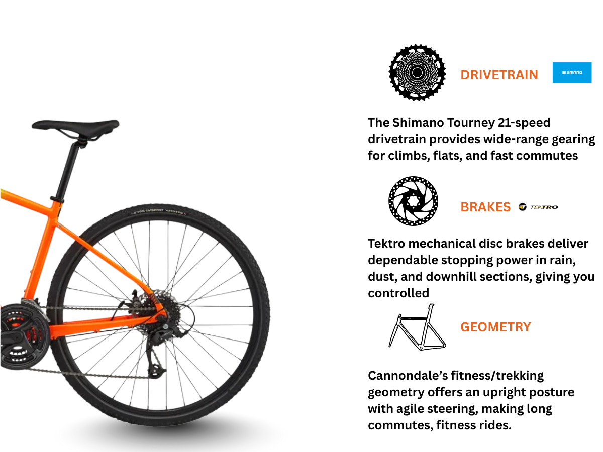 Cannondale Quick CX 4D, 21S (Acid Lime)