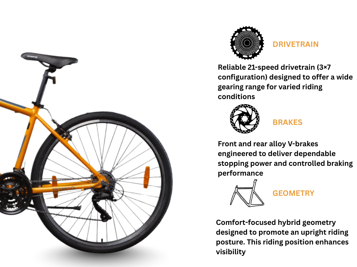 Firefox 700C Gypsy V 21-Speed Bicycle