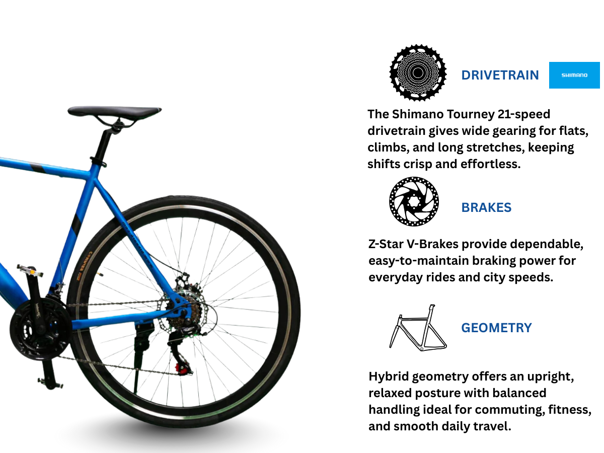 Bike Ark Jaz 21-Speed Bicycle