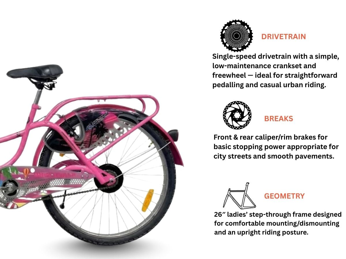 Ninetyone 26 Santorini IBC Ladies Bicycle