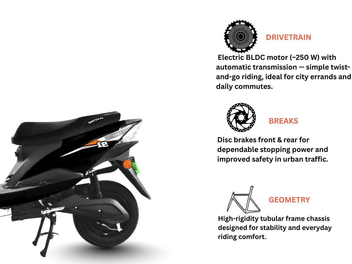 Ninetyone E-Scooter Nx1 (60 V Lead Acid)