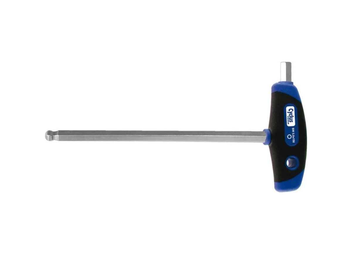 Cyclus Tools Hexagon Ball-End Box Spanner 5mm With 150mm Blade - Multicomponent T-Grip
