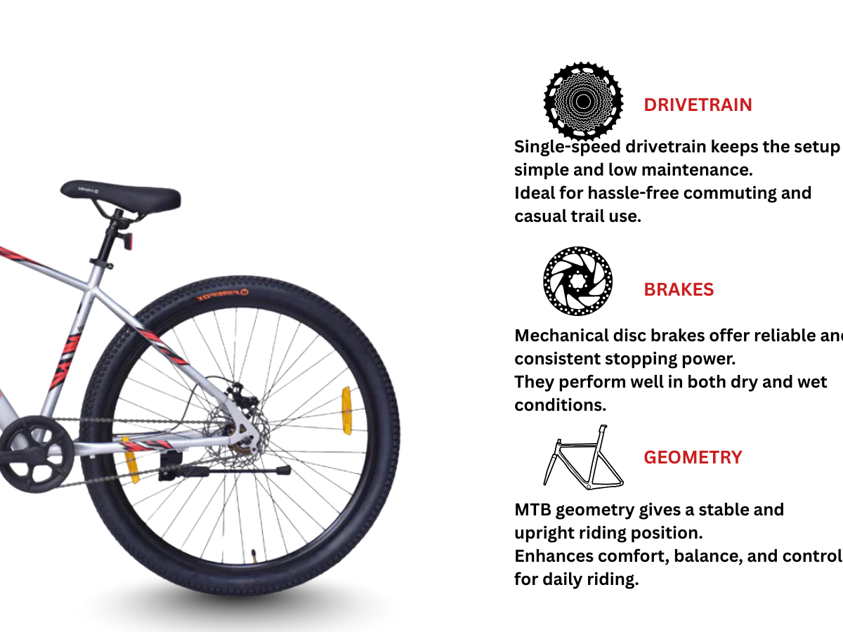 Firefox 29 Tremor SS D/Disc Bicycle