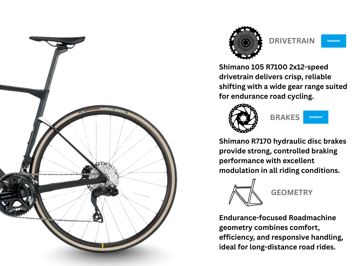 Bmc Roadmachine Carbon Road Shimano 105 12 Spd Hydraulic Disc