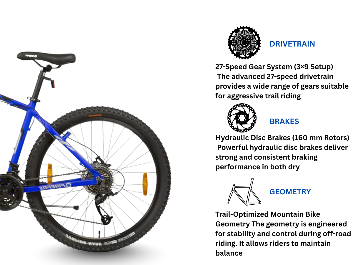 Firefox 27.5 Charger 27-Speed Bicycle