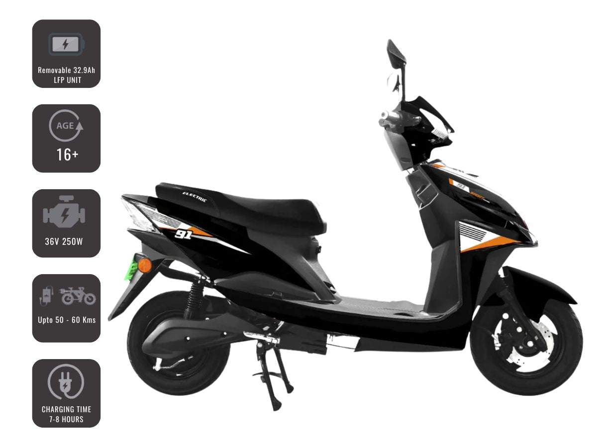 Ninetyone E-Scooter Nx1 (60 V Lead Acid)