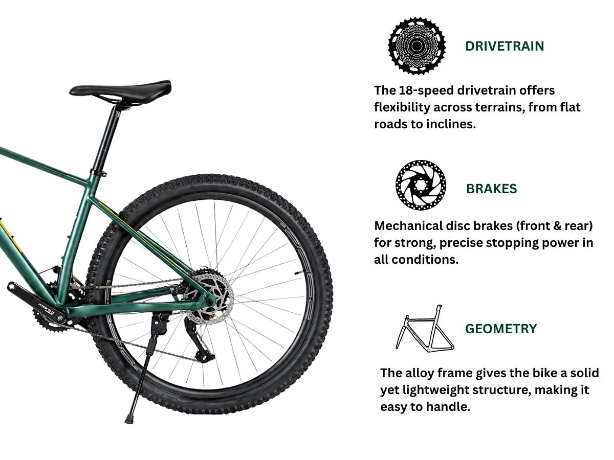 FitTrip 29 Niner 18-Speed Bicycle