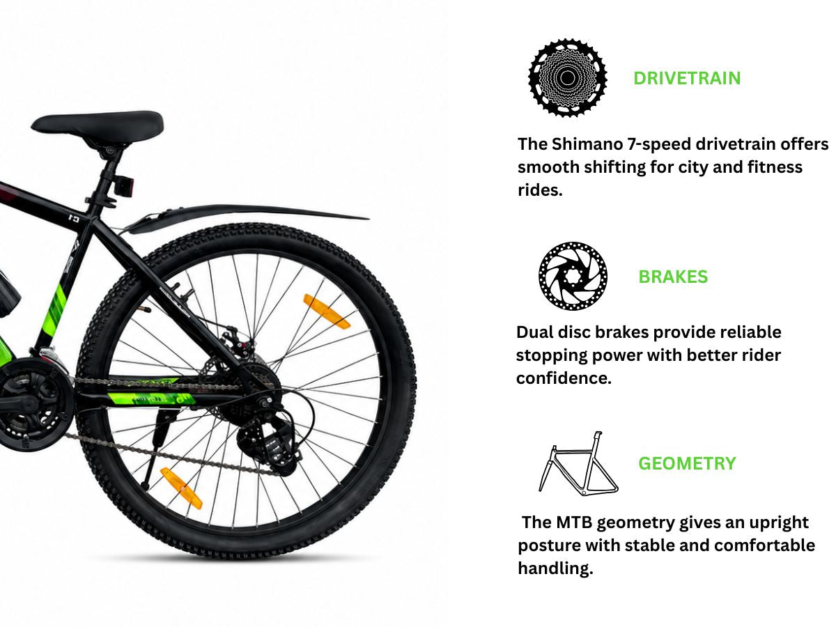 Ninety One 29 Amsterdam 7-Speed FS D/Disc Bicycle