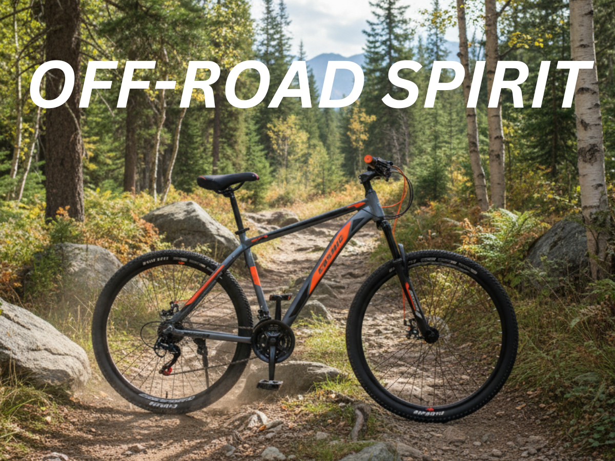 Cosmic 27.5 INDUS 24-Speed Dual Disc Bicycle