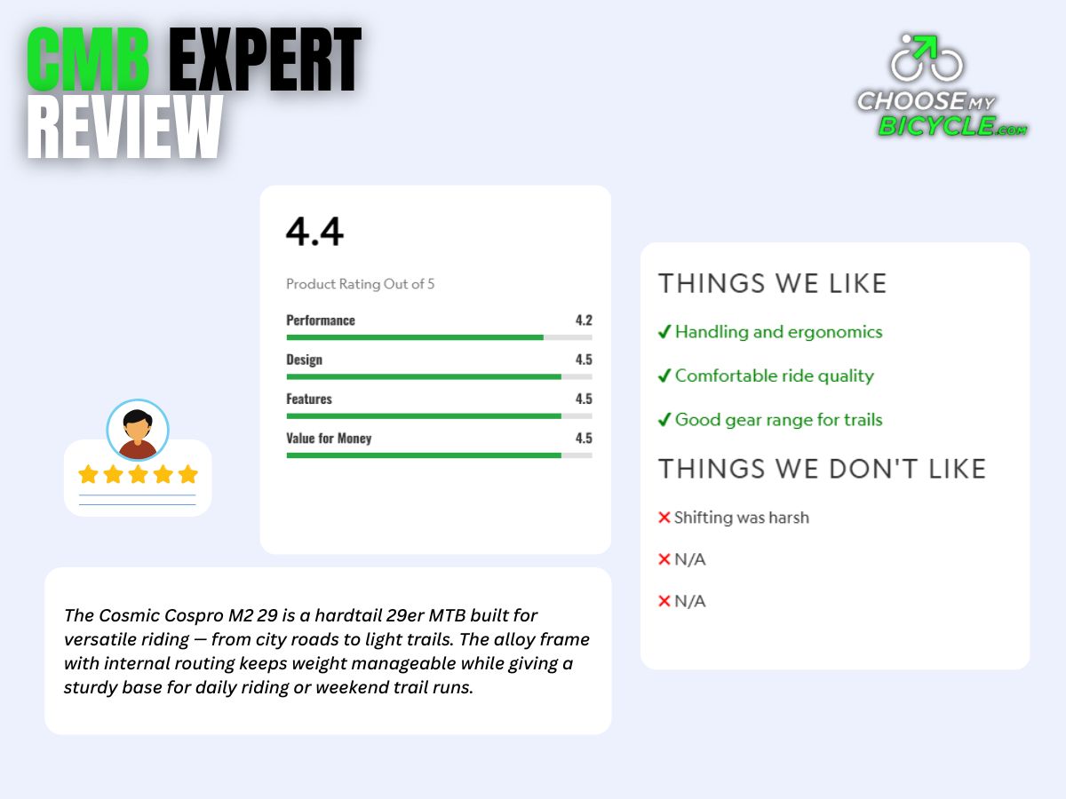 Cosmic 29 Cospro M2 Alloy 16 Speed Dual Disc Bicycle