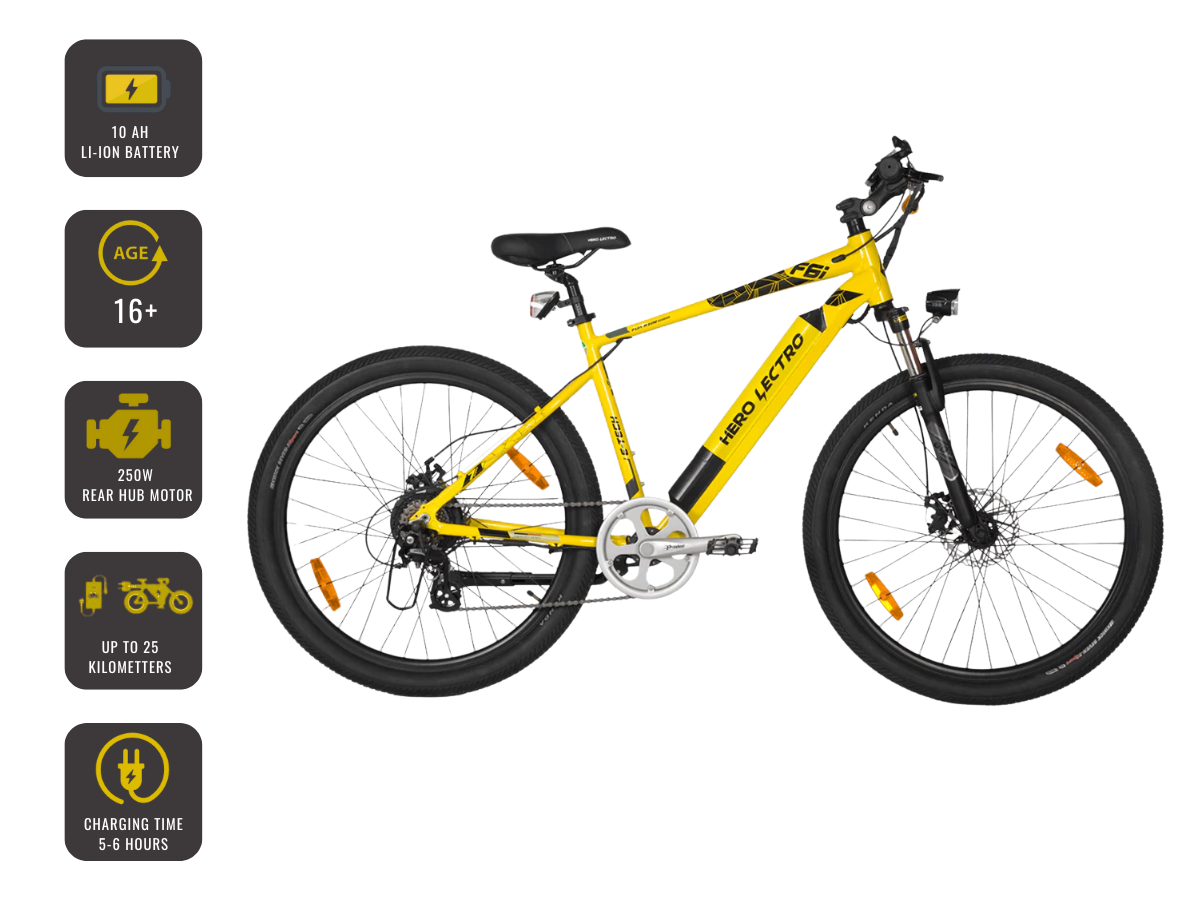 Hero Lectro 27.5 F6I 7-Speed Bicycle