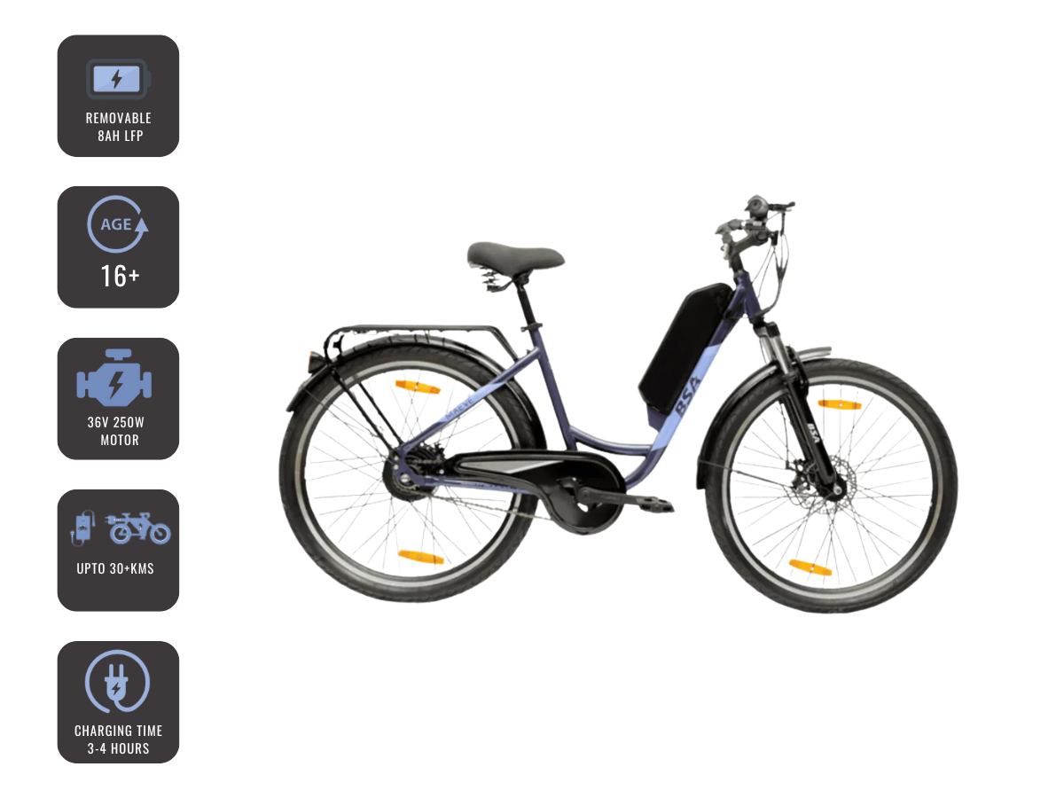 BSA Maeve Single Speed E-bicycle 26 Ladies