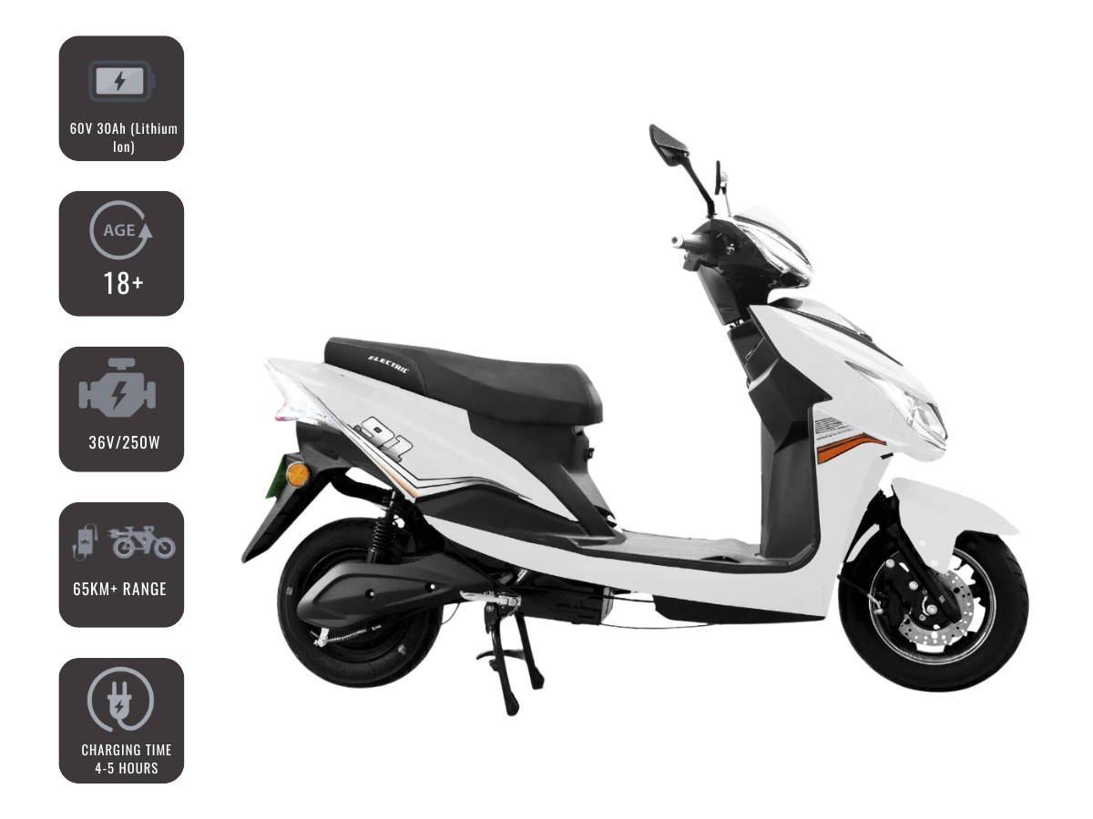 Ninetyone E-Scooter Rx1 (60 V Lithium Ion ) Heavy