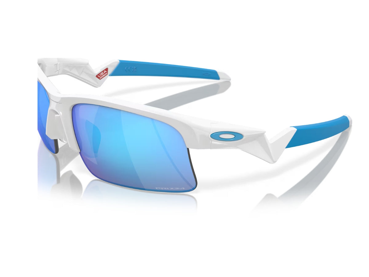 Oakley Capacitor - Polished White Prizm Sapphire