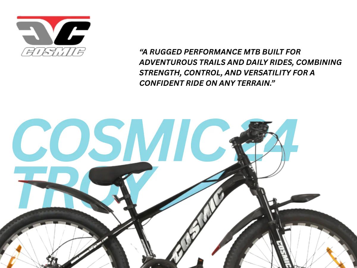 Cosmic 27.5 Troy 21-Speed FS D/Disc Bicycle