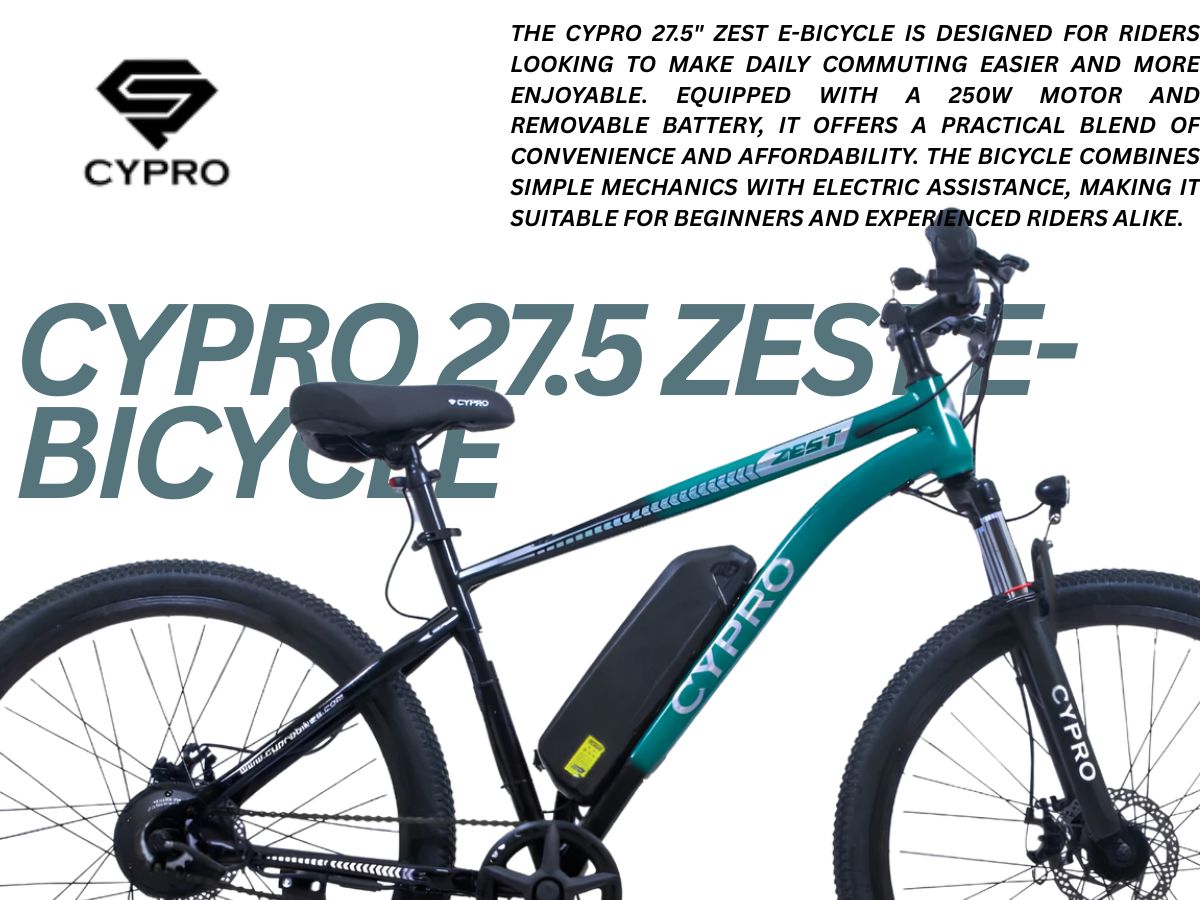 Cypro 27.5 Zest E-Bicycle