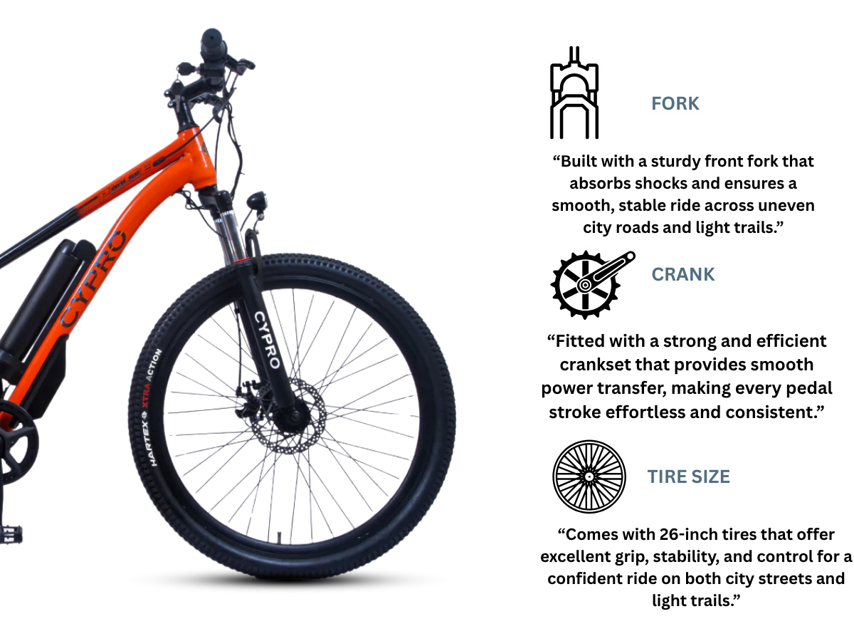 Cypro 26 Pulse E-Bicycle