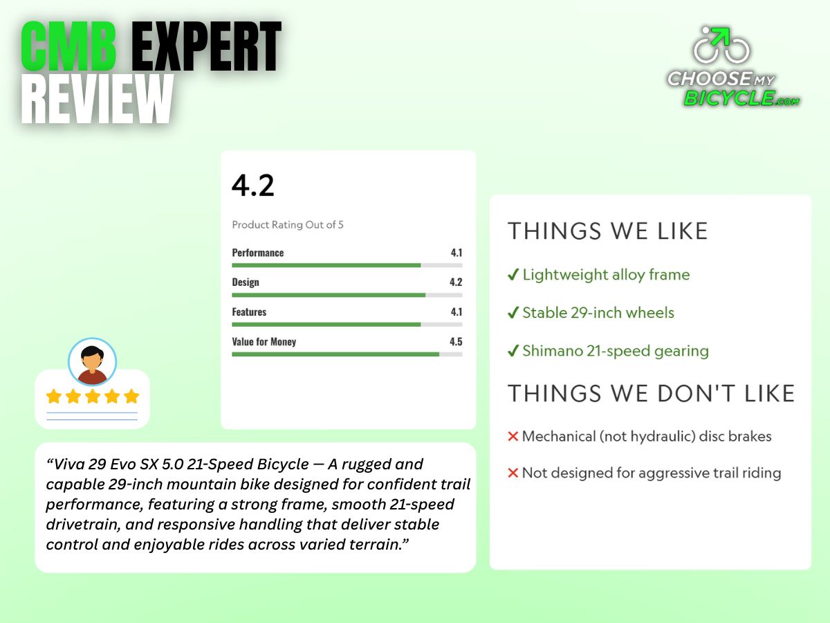 Viva 29 Evo SX 5.0 21-Speed Bicycle