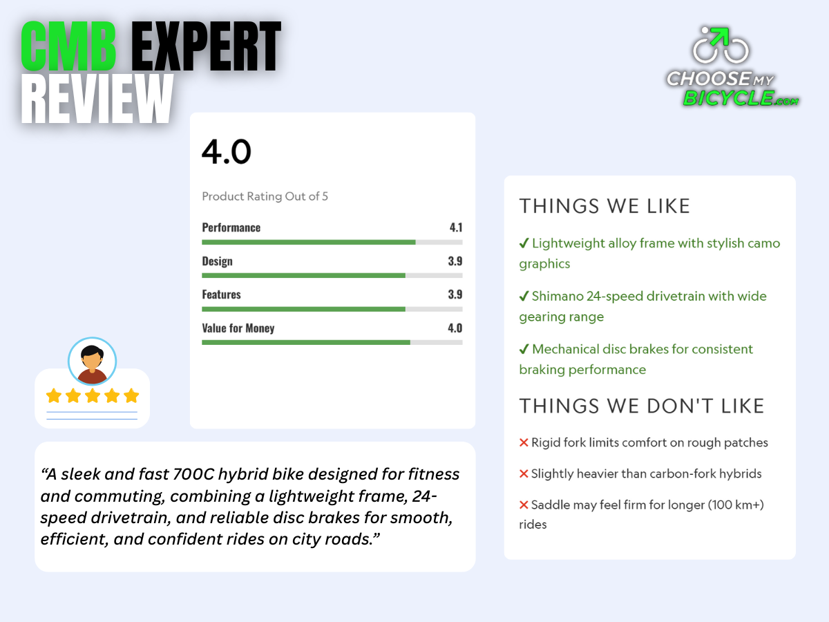 Cosmic 700C Camo RF 24-Speed Bicycle