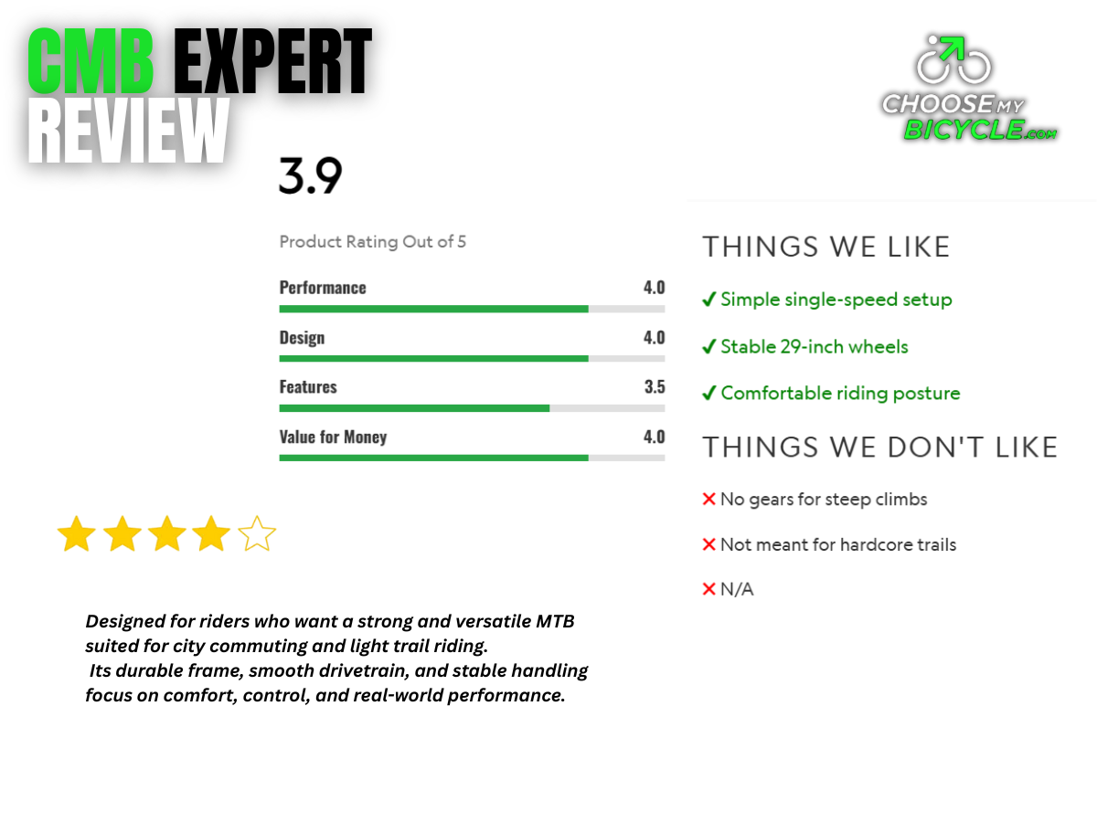 Cosmic 29 Level 9100 SS FS Bicycle