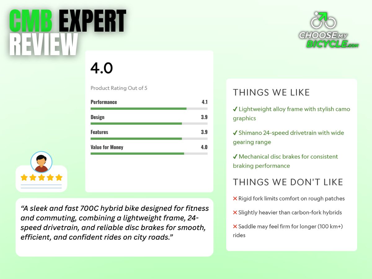 Cosmic 700C Camo RF 24-Speed Bicycle