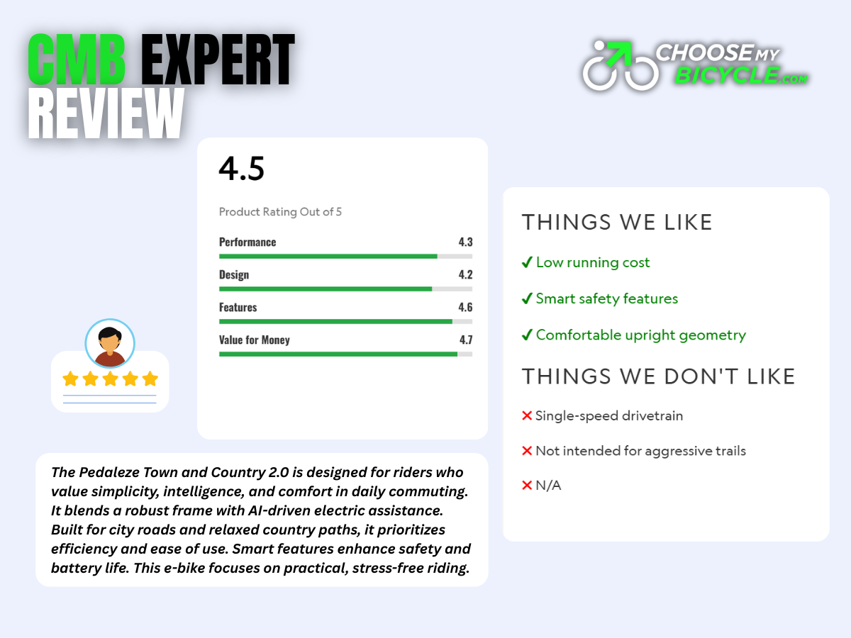 Pedaleze Town and country 2.0