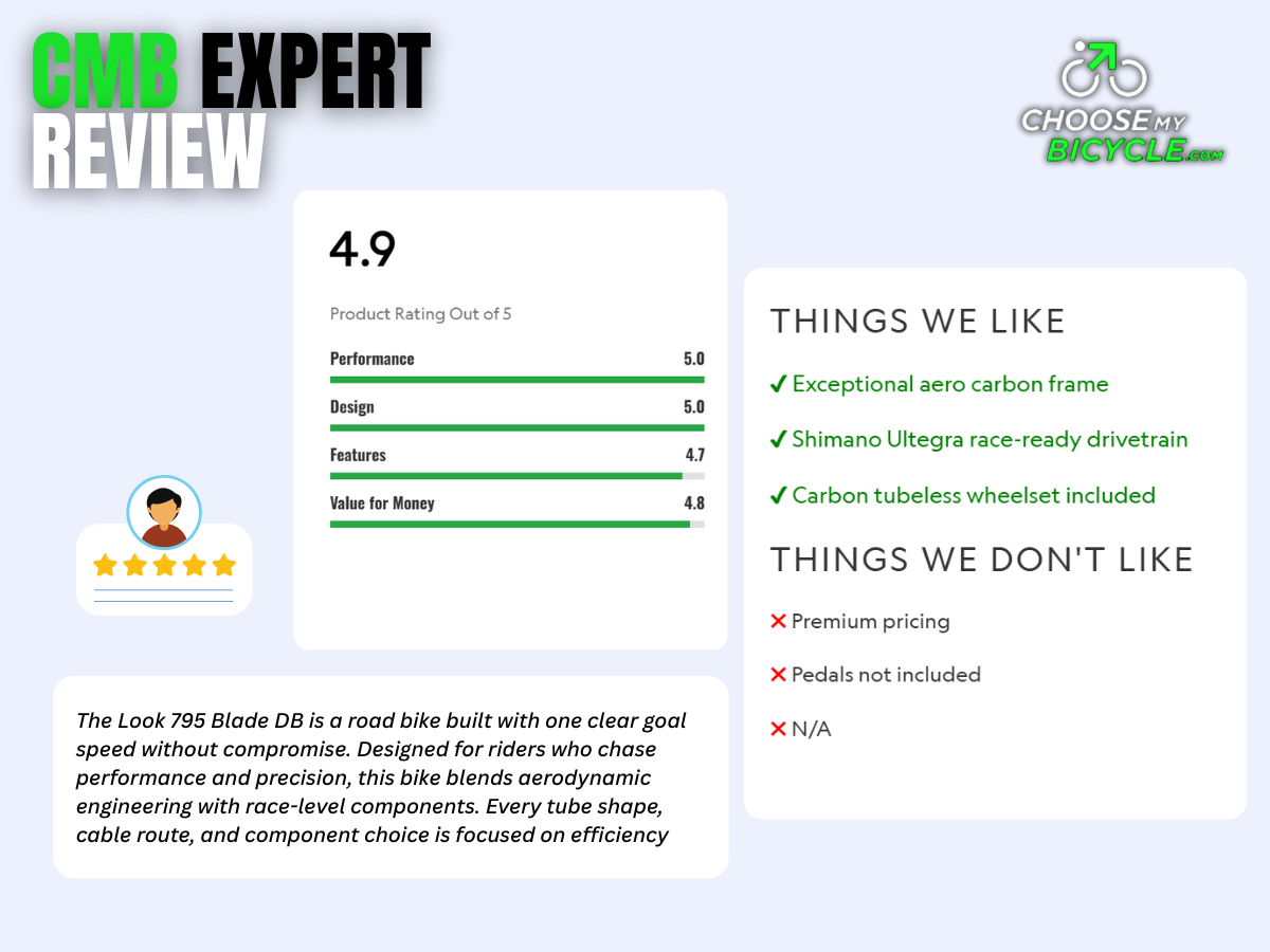 Look Bike 795 Blade DB ULT LOOK R38D Wheels