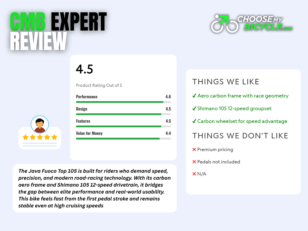 Java Fuoco Top 105 12 Spd Carbon Hydrulic Disc