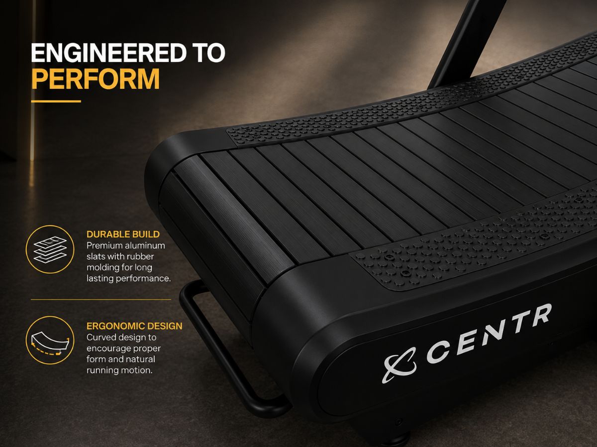 Centr X Hyrox perform Treadmill (non-motorized, curved treadmill)