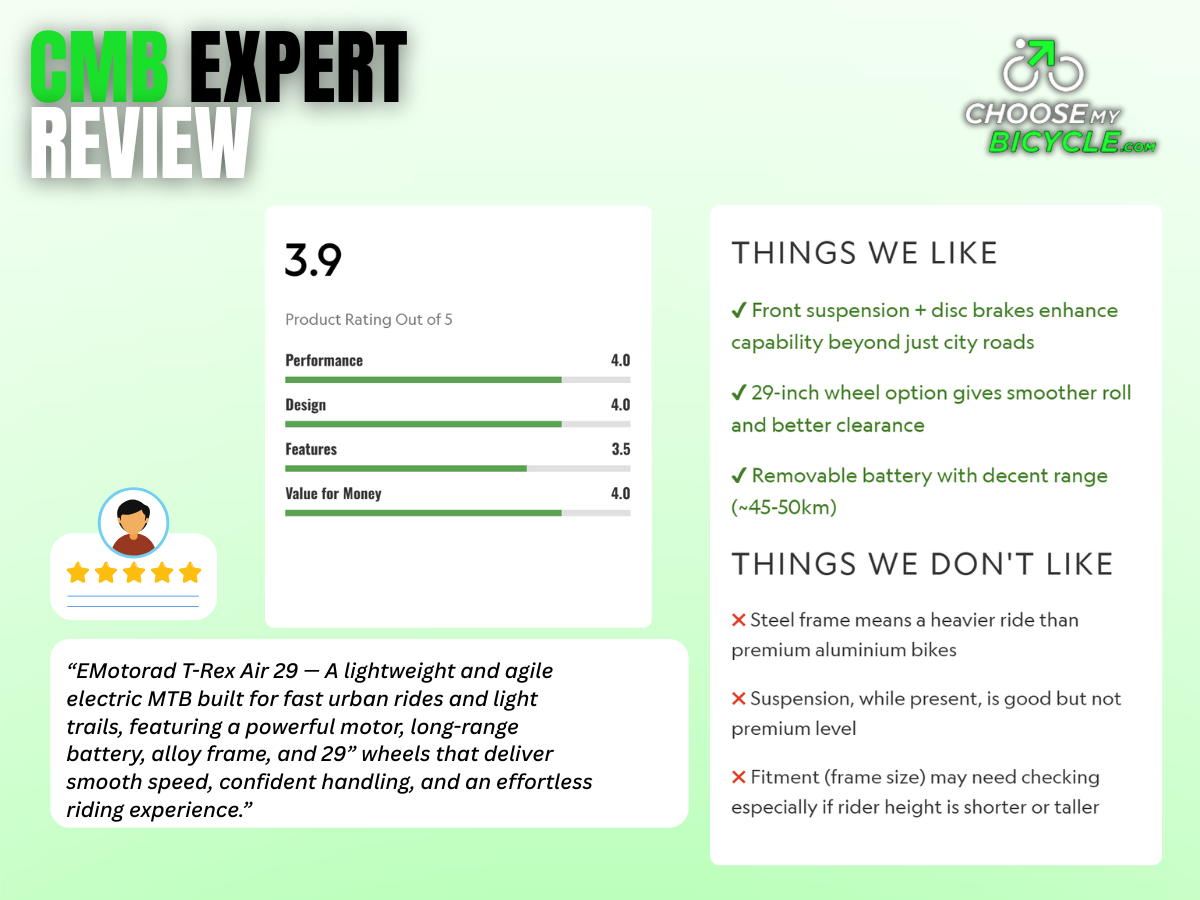 EMotorad T-Rex Air 29