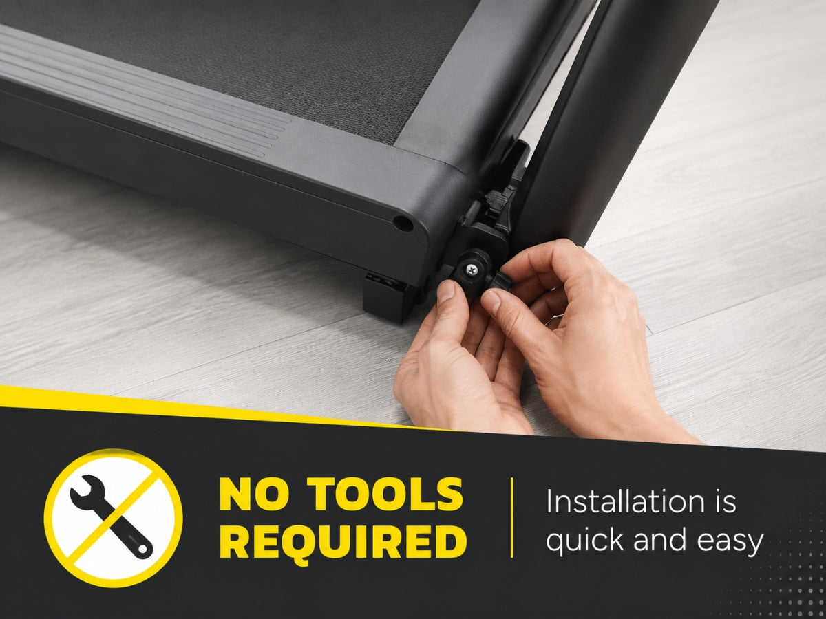 Centr X Hyrox Runr-S Folding Treadmill with 10" Touchscreen - 220V
