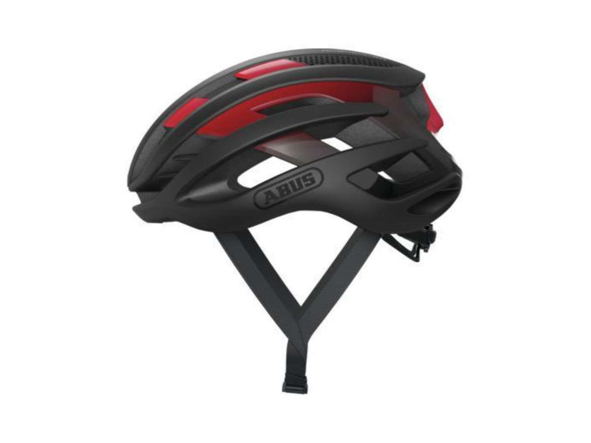 Abus Airbreaker Road Cycling Helmet - Black Red
