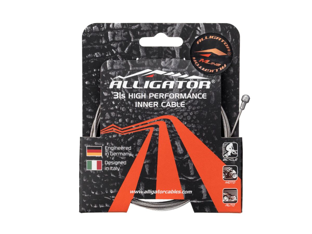 AGT BRAKE INNER CABLE 31 STRANDS EXTRA-LONG SLICK STAINLESS ROAD 3000MM LY-B31SS30UB-S