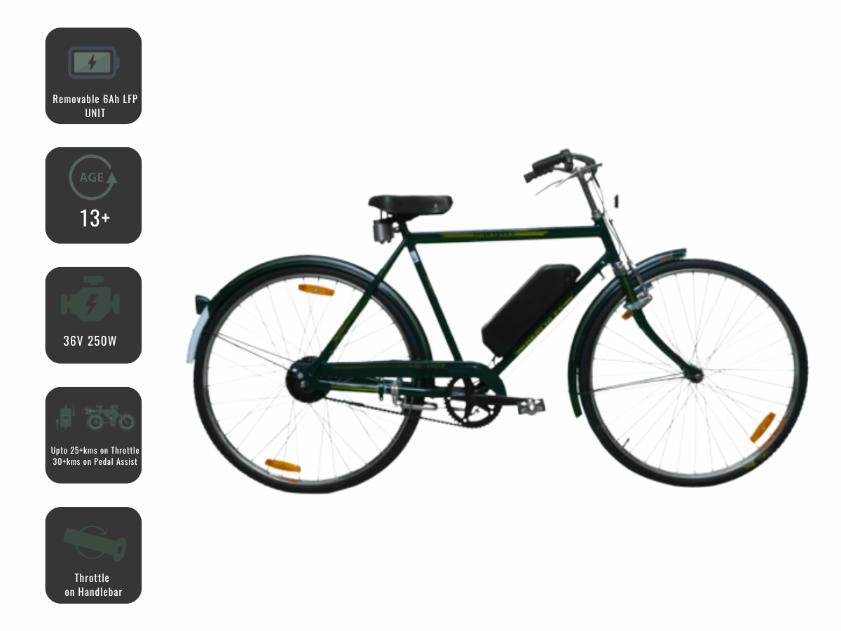 Hercules Shurveer E-Bicycle 28