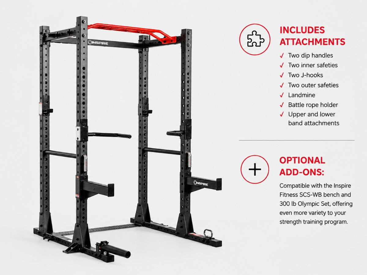 Inspire Full Power Cage (w/Safeties, Landmine, and Dip Attach)