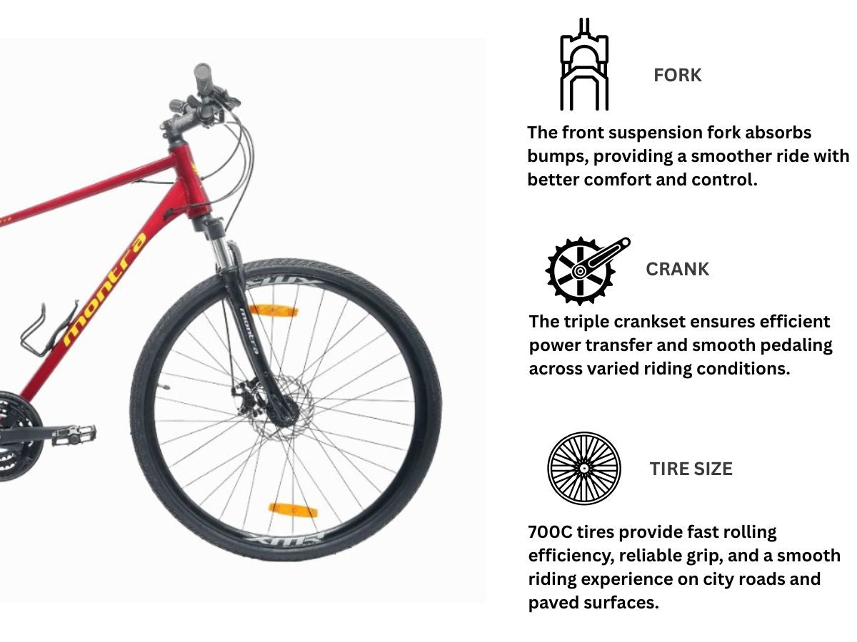Montra Reverb 700C D/Disc 21-Speed Bicycle