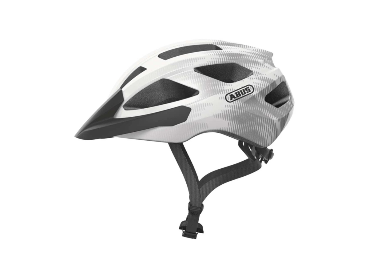 Abus Macator Helmet-White Silver