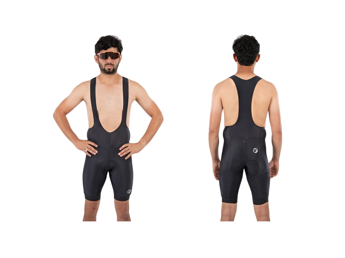 Apace Explore Noveau Endurance Men's Cycling Bib Shorts (Ebony)