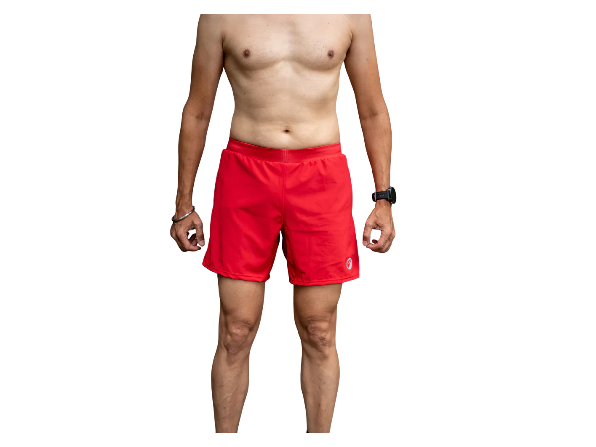 Apace Mens Running Shorts 5-Inch Fire