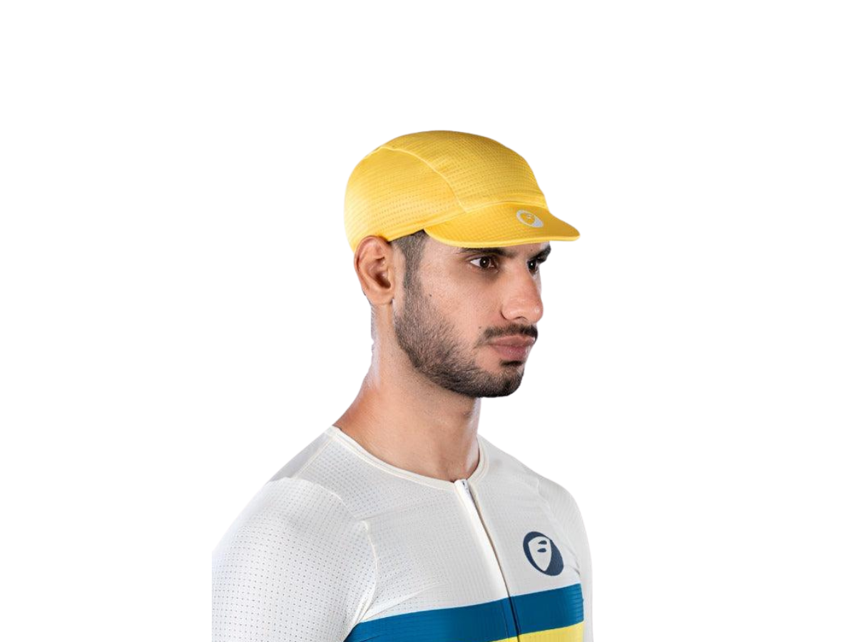 Apace Unisex Cycling Cap Hustle-Yellow