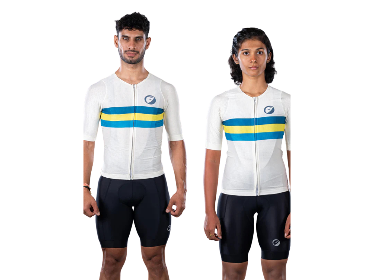 Apace Unisex Cycling Elite Fit Ivory