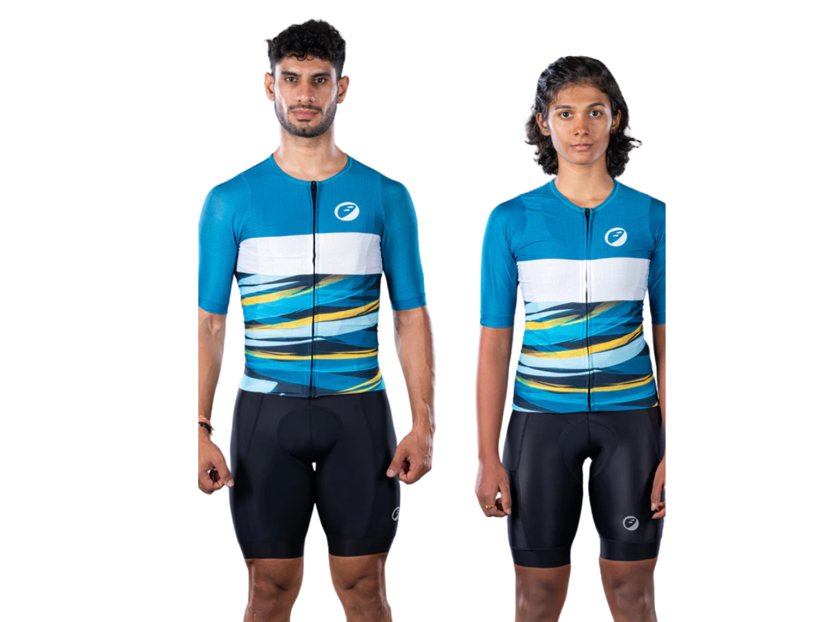 Apace Unisex Cycling Jersey Race fit-Lightening