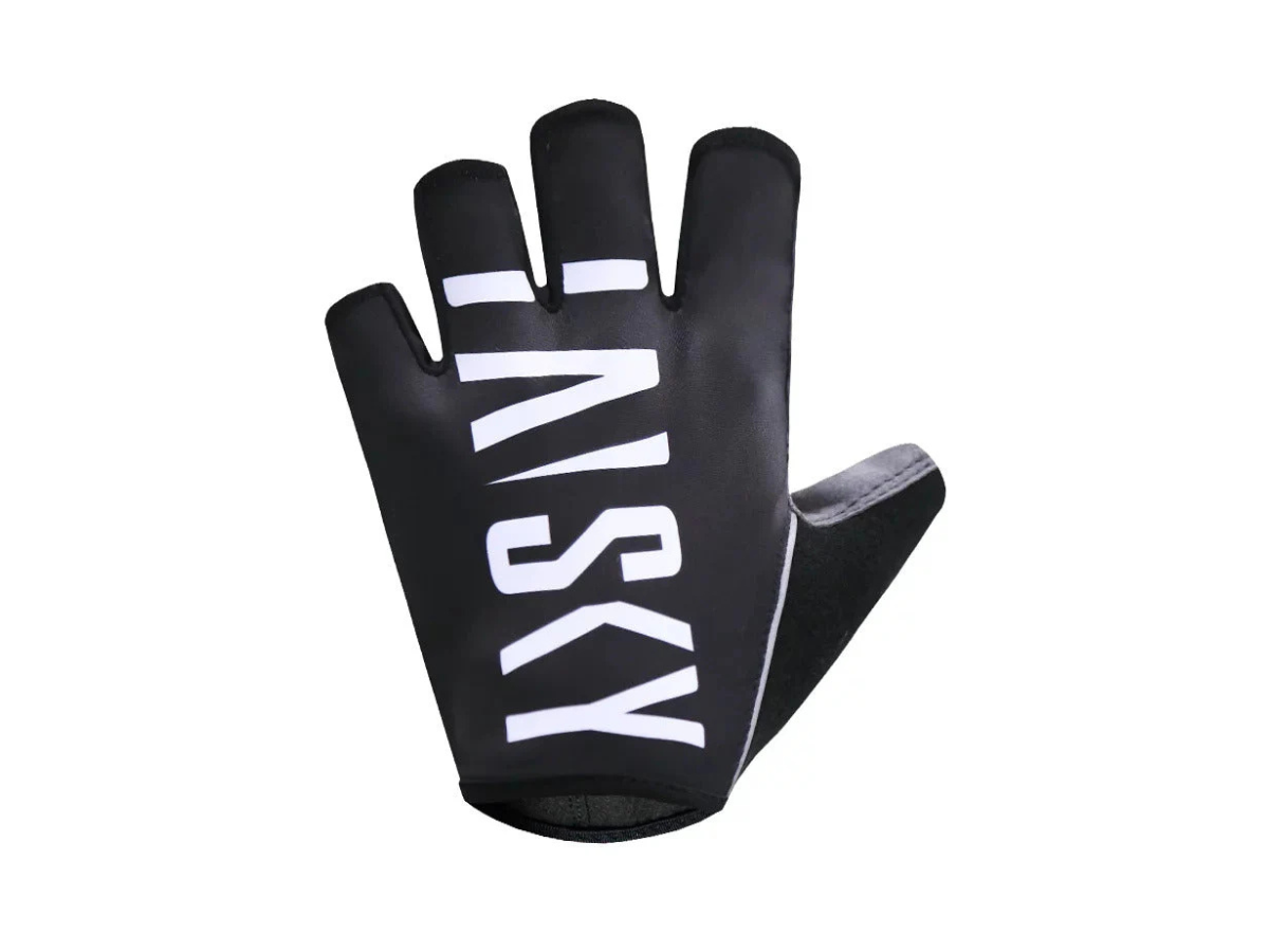 Baisky Half-Finger Gloves Happy Black Medium